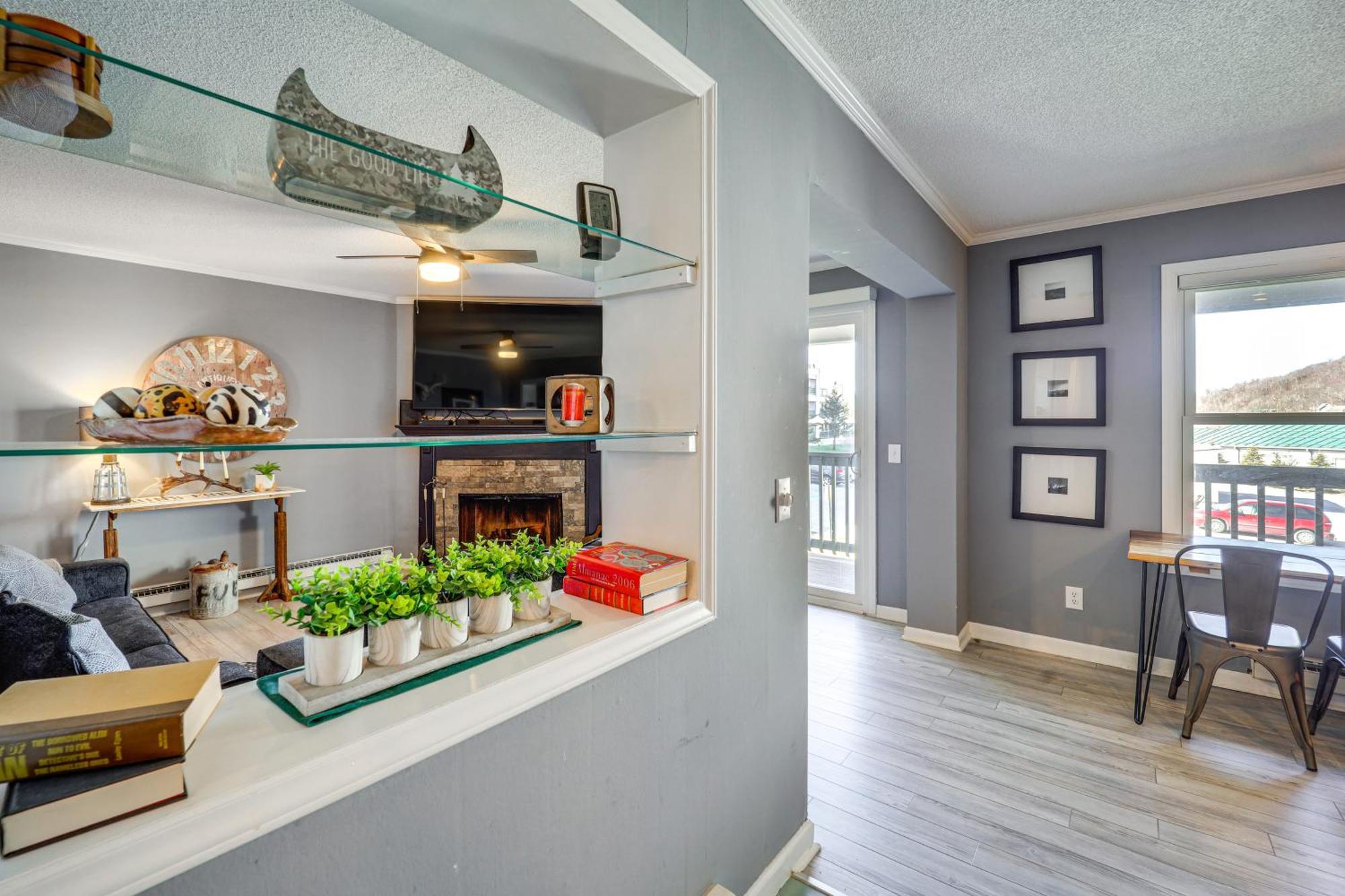 Beech Mountain Condo Near Hiking And Mountain Biking ภายนอก รูปภาพ